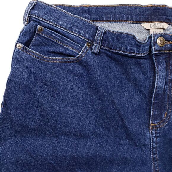 Duluth Jeans‎ Womens 20x31 Blue Bootcut Stretch Casual Western Rodeo - Picture 2 of 9